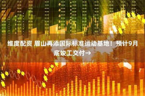维度配资 眉山再添国际标准运动基地！预计9月底竣工交付→